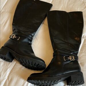 Lane Bryant Black Heeled Boots